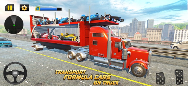 公式卡车汽车运输3D游戏1