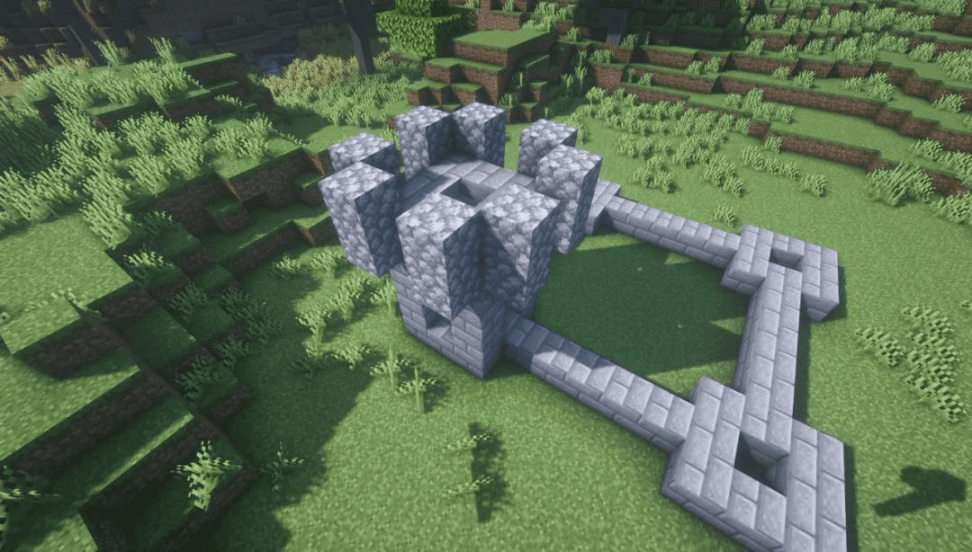 我的世界石头城堡？我的世界超实用的简易城堡