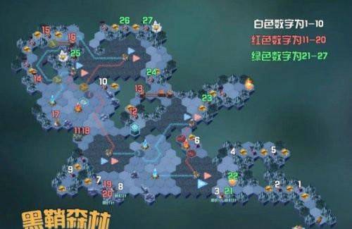 剑与远征黑鞘森林怎么过？剑与远征黑鞘森林攻略路线图