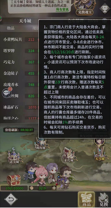 斗罗大陆武魂觉醒商人攻略大全，商人资讯怎么买？