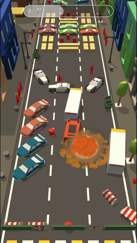 障碍道路碰撞3D1