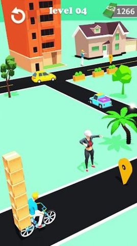 送报男孩自行车（Paper Delivery Game）1