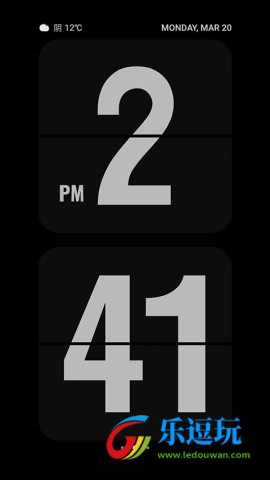 翻页桌面时钟app