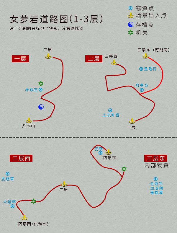 仙剑奇侠传四地图详解全攻略，仙剑奇侠传四全收集图文