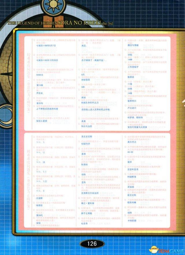 空之轨迹3rd图文攻略，英雄传说空之轨迹3rd全流程图文攻略