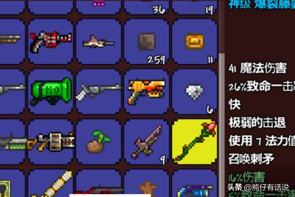泰拉瑞亚攻略，泰拉瑞亚法师职业游戏攻略