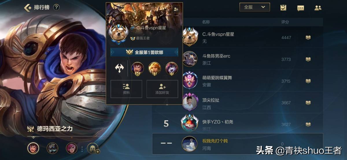 英雄联盟手游英雄强度榜,lol最新赛季强势英雄排行榜